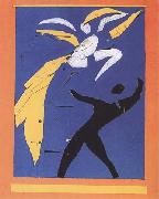 Henri Matisse Dancer Study for the Backdrop of the Ballet 'Strange Farandole' (mk35) oil painting on canvas